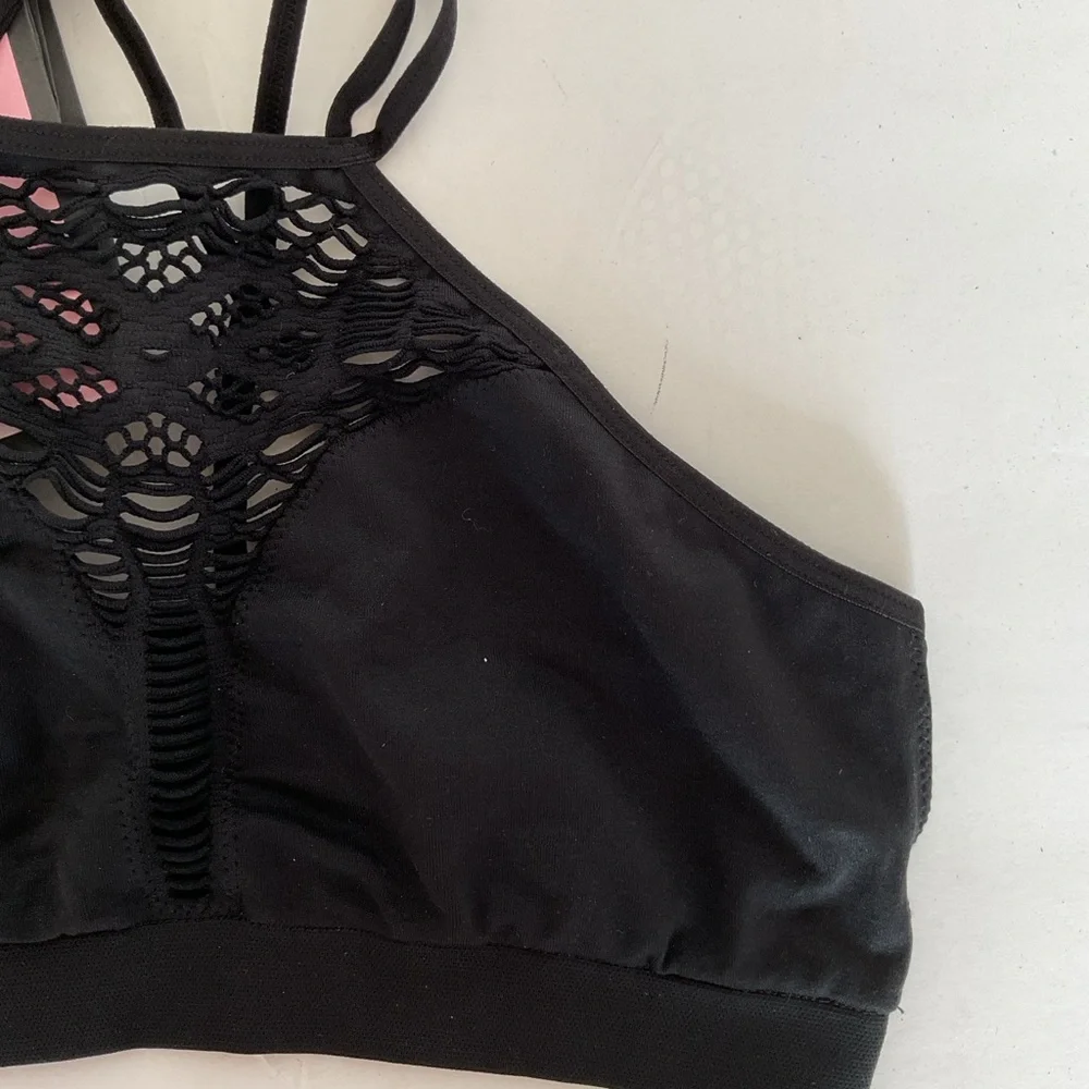 NWT Victorias Secret seamless cutout high neck bralette. Size small. - Picture 5 of 15